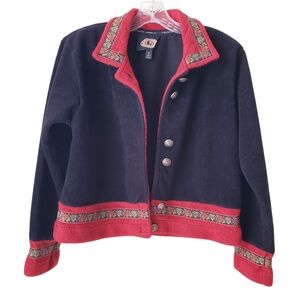 Vintage County Clothing Co Black And Red Soft Jacket